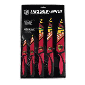 Chicago Blackhawks Knife Set - Kitchen - 5 Pack