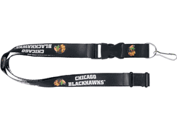 Chicago Blackhawks Lanyard Black