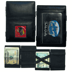 Chicago Blackhawks Leather Jacob's Ladder Wallet