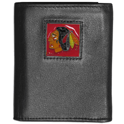 Chicago Blackhawks Leather Tri-fold Wallet