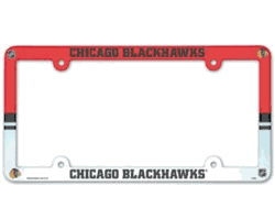 Chicago Blackhawks License Plate Frame - Full Color
