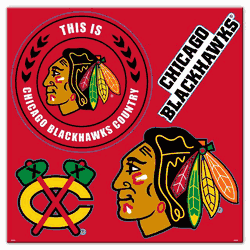 Chicago Blackhawks Magnet Kit 4 Piece CO