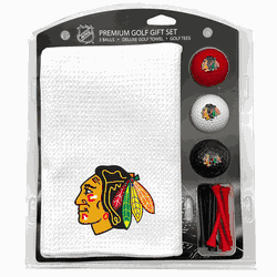Chicago Blackhawks Microfiber Towel Gift Set - 16 x 40 (White)