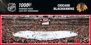 Chicago Blackhawks NHL 1000pc Panoramic Puzzle