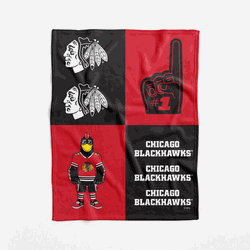 Chicago Blackhawks NHL Domino Swaddle Blanket 40x50 inches