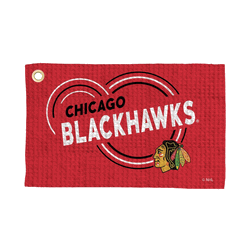 Chicago Blackhawks NHL Droplets Waffle Fan Towel 16x25 inches