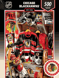 Chicago Blackhawks NHL Locker Room 500pc Puzzle