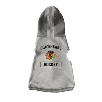 Chicago Blackhawks Pet Hooded Crewneck Type XS