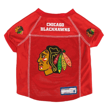 Chicago Blackhawks Pet Jersey Xtra Large