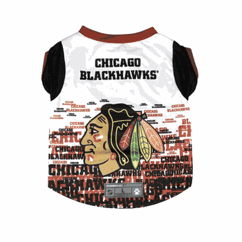 Chicago Blackhawks Pet Performance Tee Shirt Large