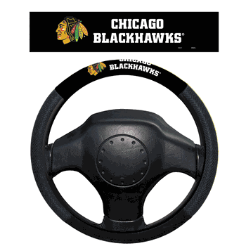 Chicago Blackhawks Poly-Suede Steering Wheel Cover
