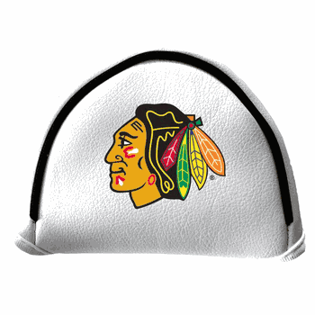 Chicago Blackhawks Putter Cover - Mallet (White)