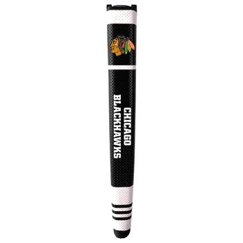 Chicago Blackhawks Putter Grip (Colored with white stripes)