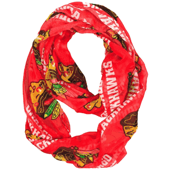 Chicago Blackhawks Sheer Infinity Scarf