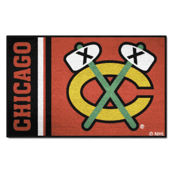 Chicago Blackhawks Starter Mat Accent Rug - 19in. x 30in., Uniform Design