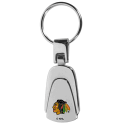 Chicago Blackhawks Steel Teardop Key Chain