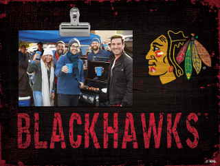 Chicago Blackhawks Team Name Clip Frame