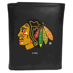 Chicago Blackhawks Tri-fold Wallet Large Logo