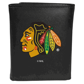 Chicago Blackhawks Tri-fold Wallet Large Logo