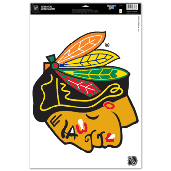Chicago Blackhawks Ultra Decal 11in x 17in - Logo