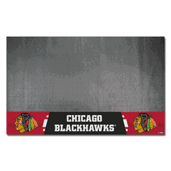 Chicago Blackhawks Vinyl Grill Mat - 26in. x 42in.