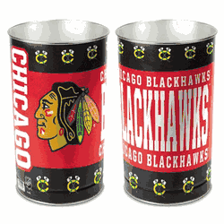 Chicago Blackhawks Wastebasket 15 Inch