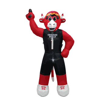 Chicago Bulls 7ft Yard Inflatable Mascot