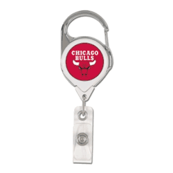 Chicago Bulls Badge Holder Premium Retractable