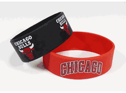 Chicago Bulls Bracelets 2 Pack Wide