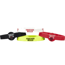 Chicago Bulls Bracelets 4 Pack Silicone