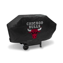 Chicago Bulls Deluxe Grill Cover (Black)