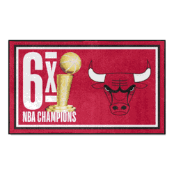 Chicago Bulls Dynasty 3ft. x 5ft. Plush Area Rug