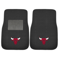 Chicago Bulls Embroidered Car Mat Set - 2 Pieces