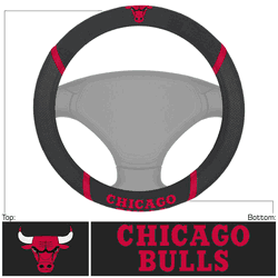 Chicago Bulls Embroidered Steering Wheel Cover