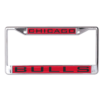 Chicago Bulls License Plate Frame - Inlaid