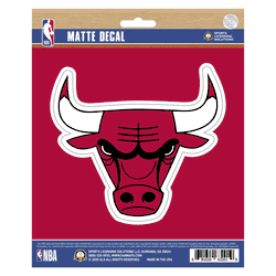 Chicago Bulls Matte Decal Sticker