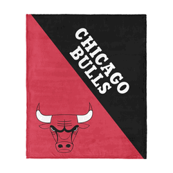 Chicago Bulls NBA Halftone Silk Touch Throw Blanket 46x60 inches