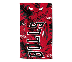 Chicago Bulls NBA Tropic Oversized Beach Towel 42x72 inches