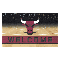 Chicago Bulls Rubber Door Mat - 18in. x 30in.