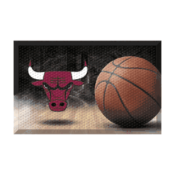Chicago Bulls Rubber Scraper Door Mat