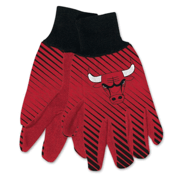 Chicago Bulls Two Tone Gloves - Adult
