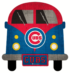 Chicago Cubs 12" Team Bus Sign