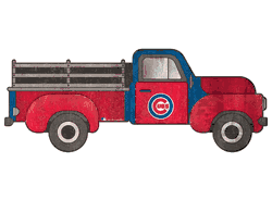Chicago Cubs 15in Truck cutout