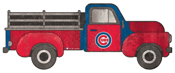 Chicago Cubs 15in Truck cutout