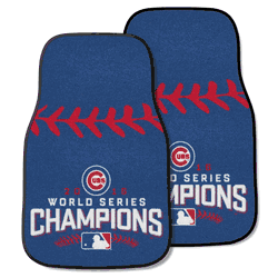 Chicago Cubs 2016 World Series Champions Front Carpet Car Mat Set - 2 Pieces