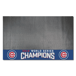 Chicago Cubs 2016 World Series Champions Vinyl Grill Mat - 26in. x 42in.