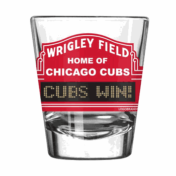 Chicago Cubs 2oz Wrigley Marquee Shot Glass