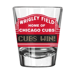 Chicago Cubs 2oz Wrigley Marquee Shot Glass