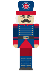 Chicago Cubs 31" Nutcracker Leaner