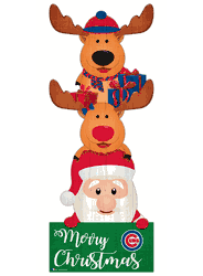 Chicago Cubs 31" Santa Stack Leaner